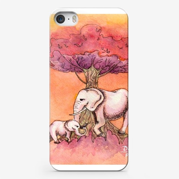 Чехол iPhone «слоники»