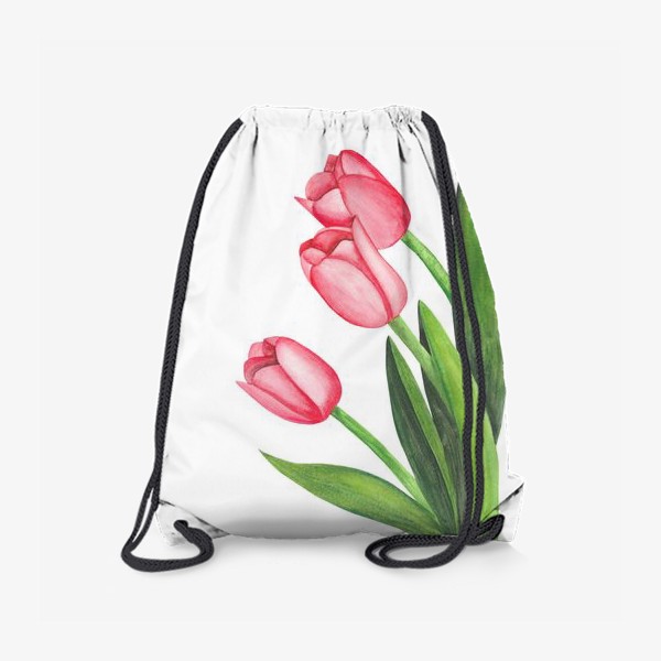 Рюкзак «Розовые тюльпаны»