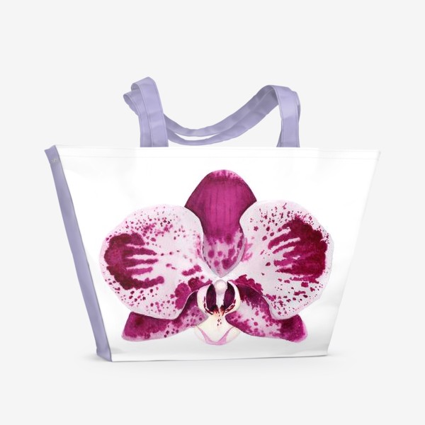 Пляжная сумка «Орхидея фаленопсис»