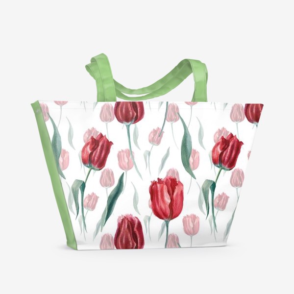 Пляжная сумка «Spring flowers»