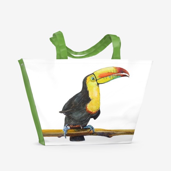 Пляжная сумка «Птица тукан»