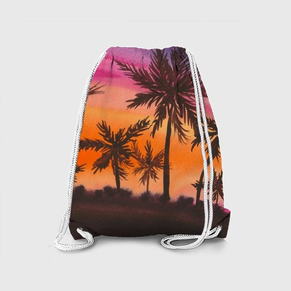 Рюкзак «Пальмы на закате»