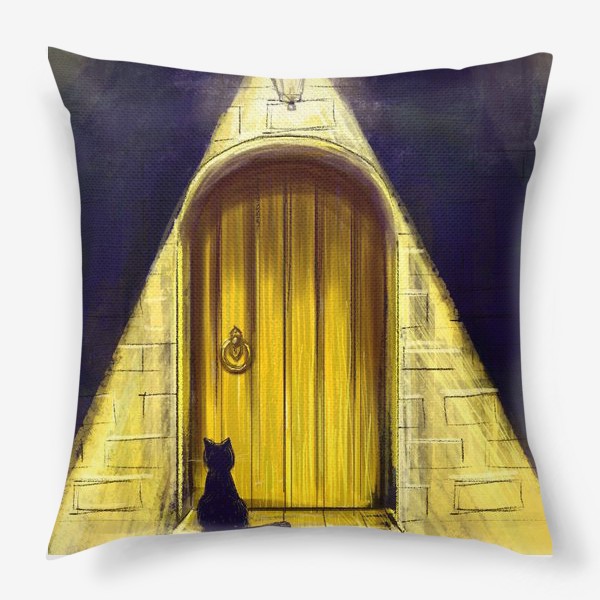 Подушка «Yellow door»