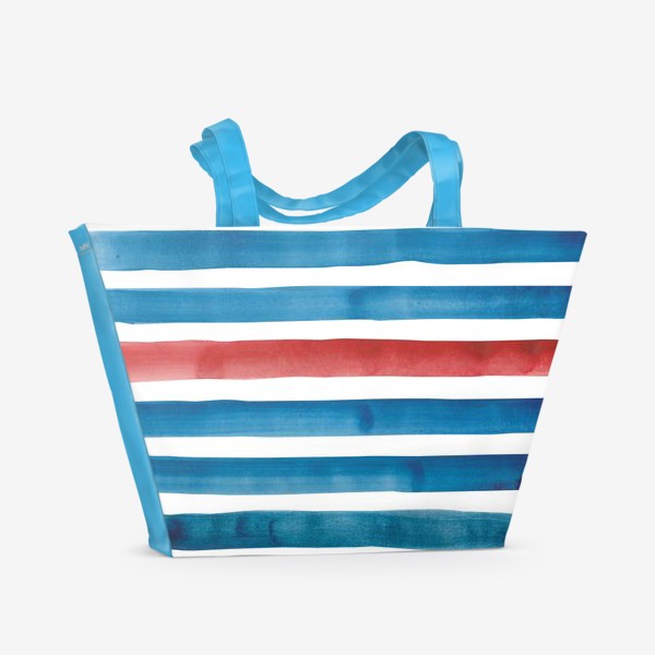 Пляжная сумка «Морские полоски»