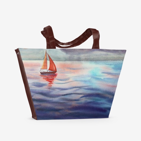 Пляжная сумка «Парусник»