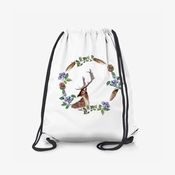 Рюкзак «Венок с оленем»