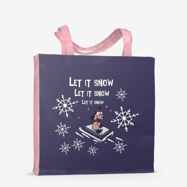 Сумка-шоппер «Let it snow»