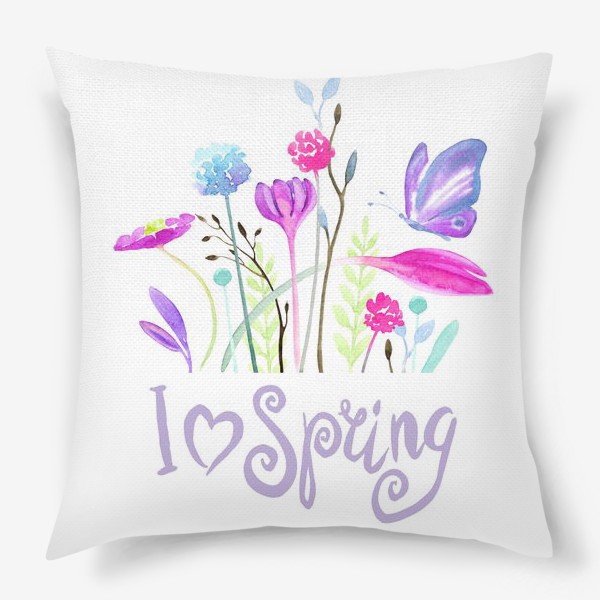 Подушка «Я люблю весну»