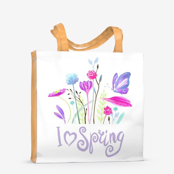 Сумка-шоппер «Я люблю весну»