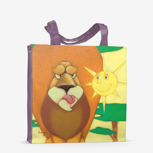 Сумка-шоппер «Лев и солнце»