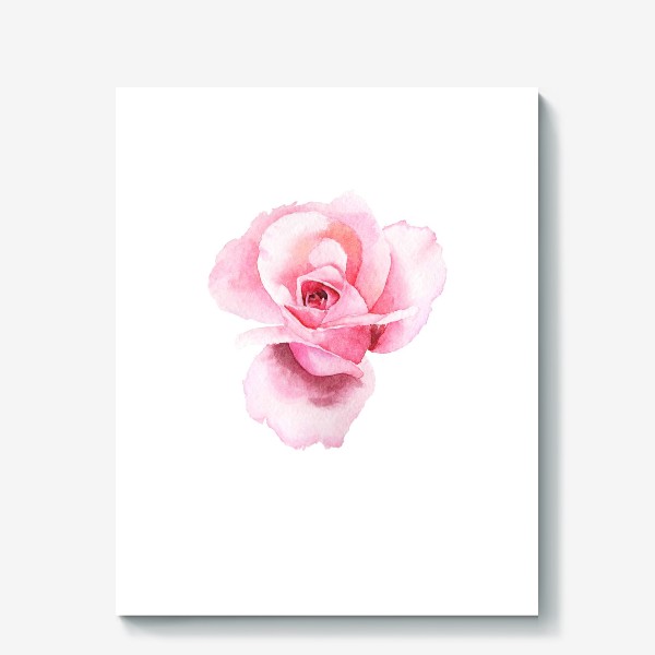 Холст «Бутон розовой розы»