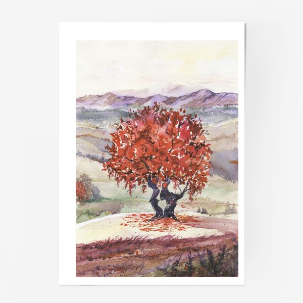 Постер «Красное дерево»
