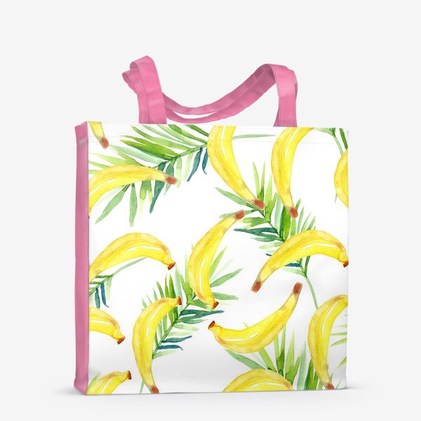 Сумка-шоппер «Бананы и тропические листья»