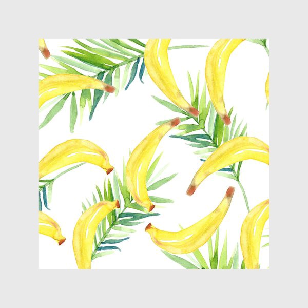 Скатерть «Бананы и тропические листья»
