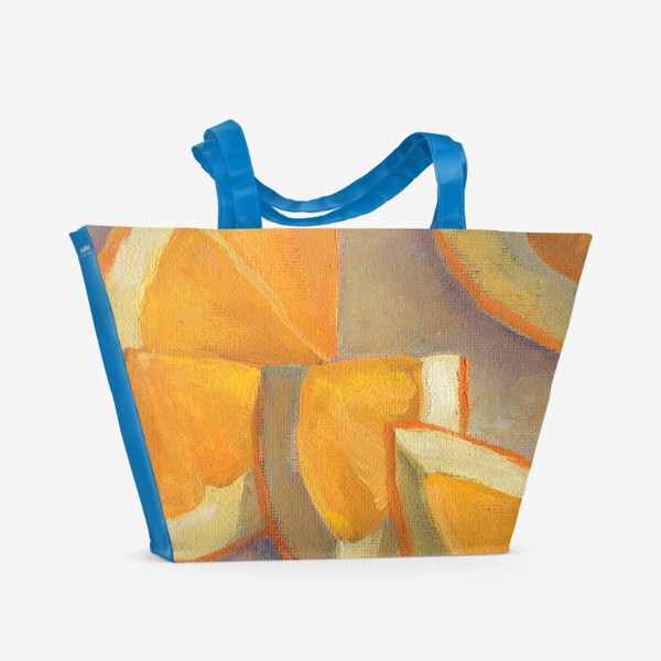 Пляжная сумка &laquo;Апельсин кусочками&raquo;