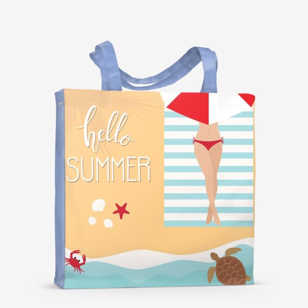 Сумка-шоппер «Hello Summer / Привет, лето»