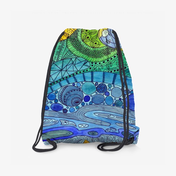Рюкзак «Абстрактное море»