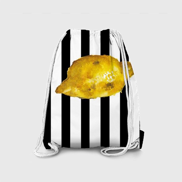 Рюкзак «лимон в полоску»