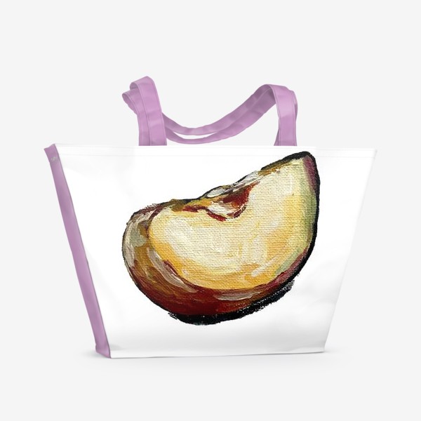 Пляжная сумка «яблочная долька»