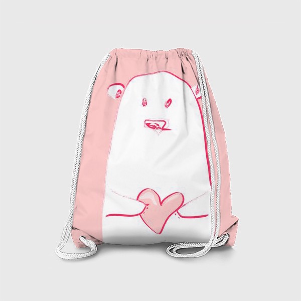 Рюкзак «мишка с сердцем»