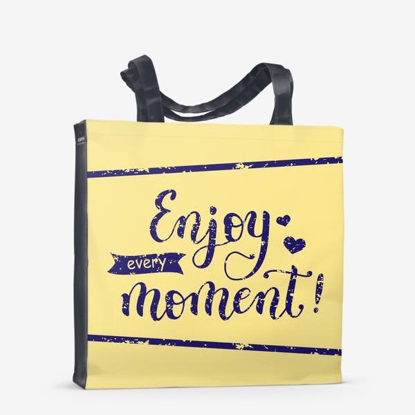 Сумка-шоппер «Enjoy every moment»