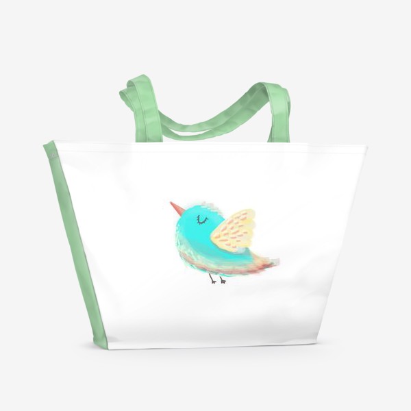 Пляжная сумка «Птичка_Bird»