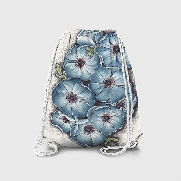 Рюкзак «Синие анемоны»