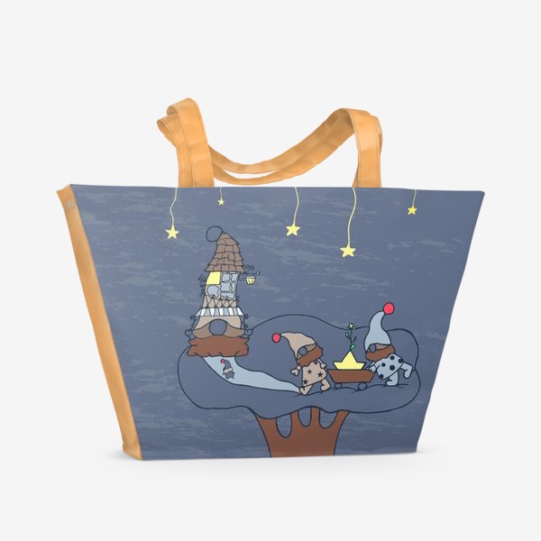 Пляжная сумка «Заботливые гномики»