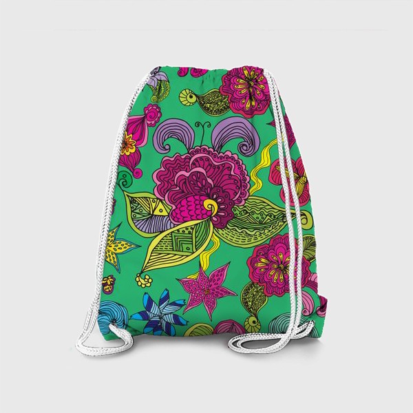 Рюкзак «Узор "Тропические цветы"»