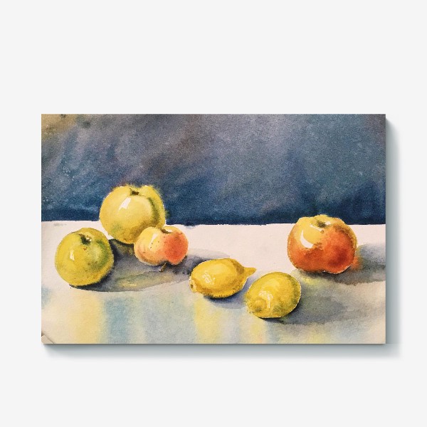 Холст «яблоки и лимоны»
