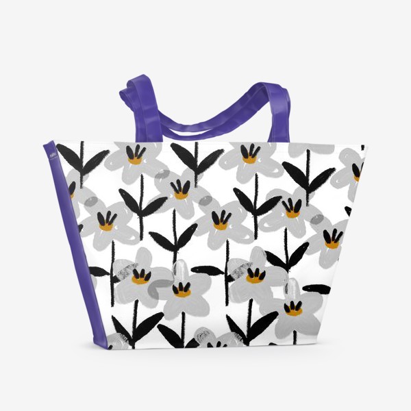 Пляжная сумка «Flower pattern I»