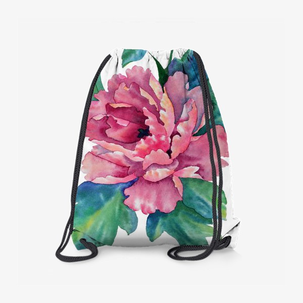 Рюкзак «Розовый цветок пиона»
