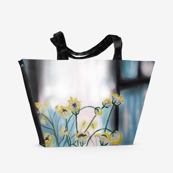 Пляжная сумка «Веточка весны»