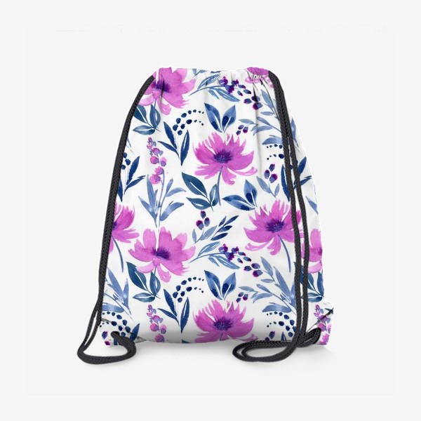 Рюкзак «Акварельные цветы»