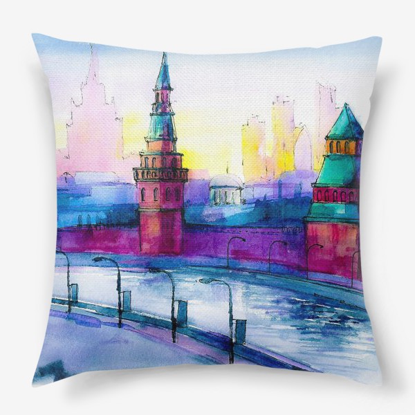 Подушка «Утро в Москве»