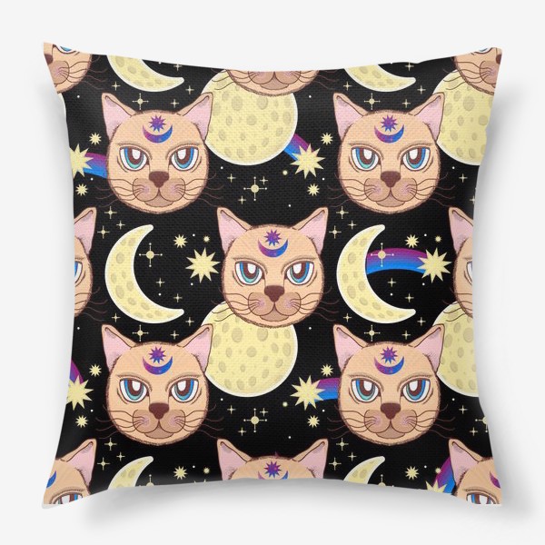 Подушка «Лунные коты»