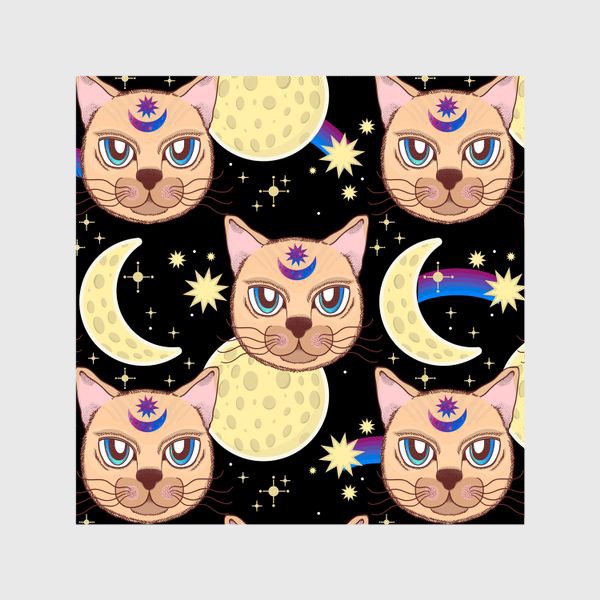 Шторы «Лунные коты»