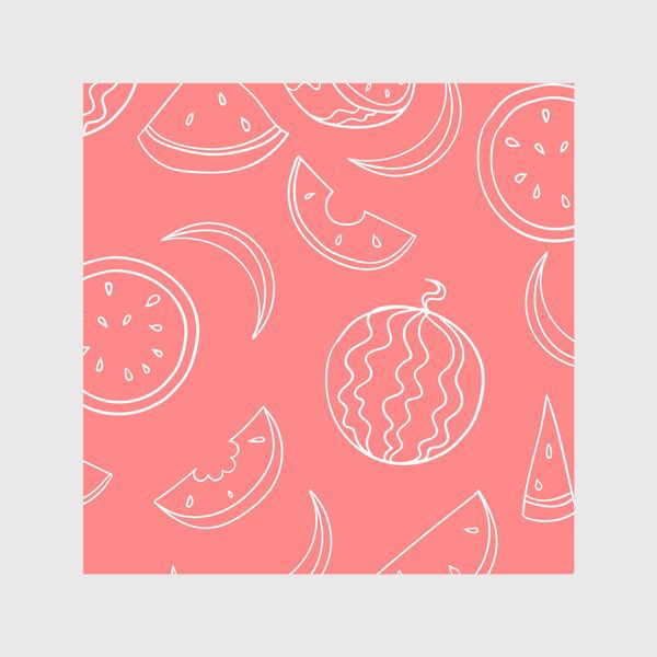 Шторы «Девчачье. Арбузики. Лето в розовом цвете. Watermelon»