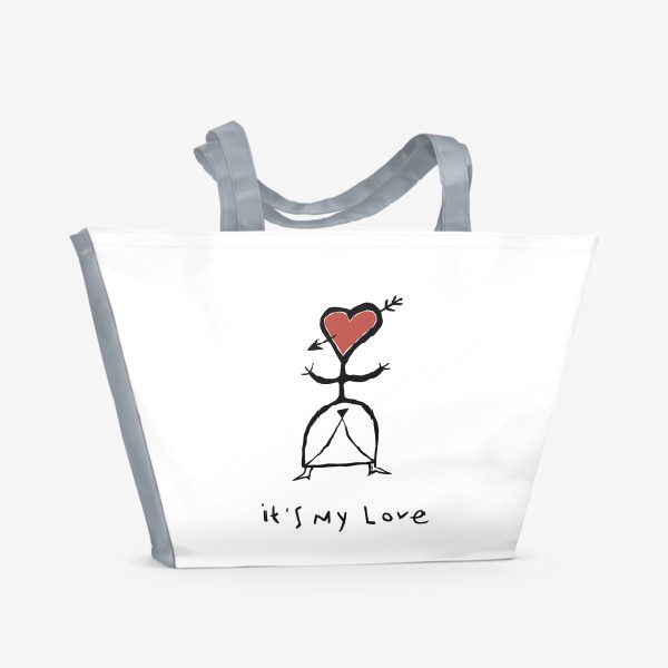 Пляжная сумка «It`s My Love»