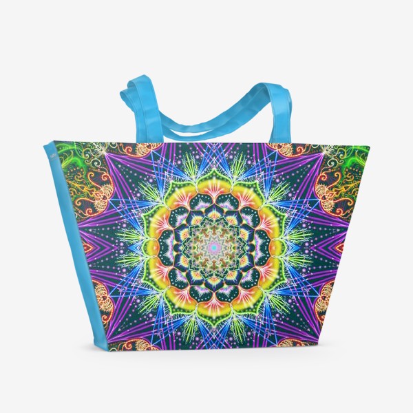 Пляжная сумка «Мандала Гармонии со Вселенной»