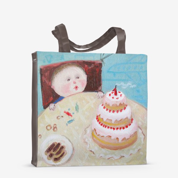 Сумка-шоппер «День рождения малыша»