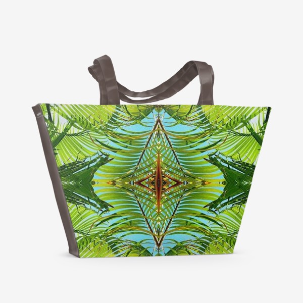 Пляжная сумка «Тропический узор»