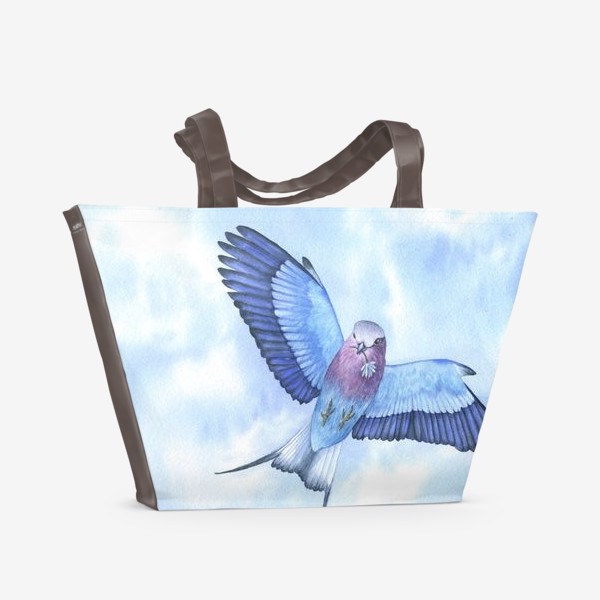 Пляжная сумка &laquo;Птица с добрыми вестями&raquo;