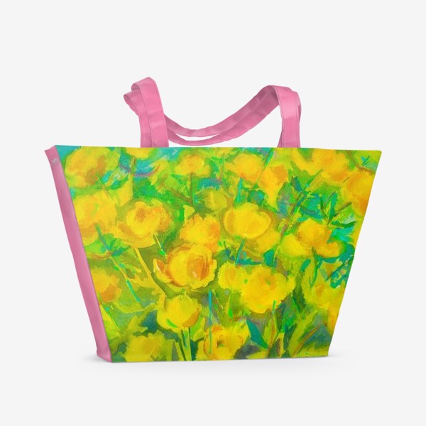 Пляжная сумка &laquo;Весенние цветы&raquo;