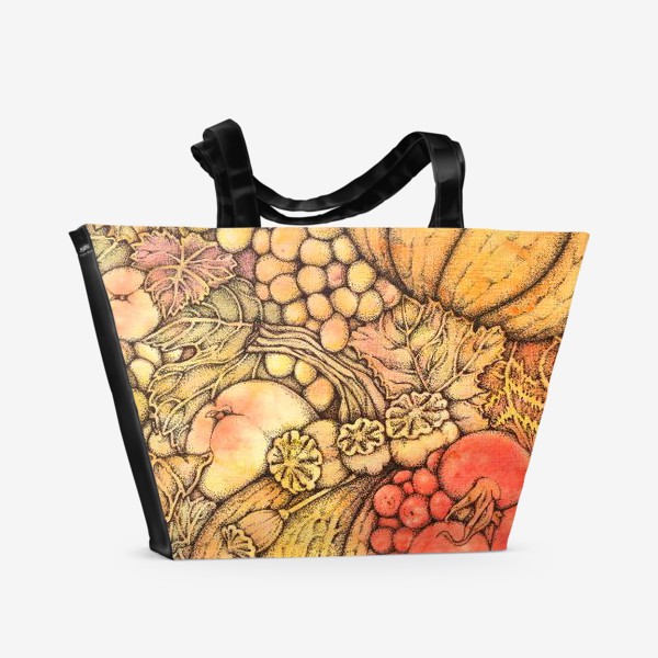Пляжная сумка «Осень в саду»