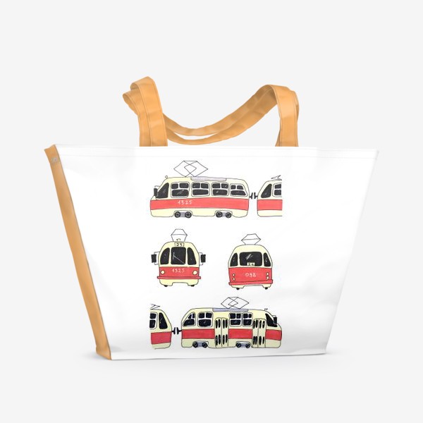Пляжная сумка «трамвай»