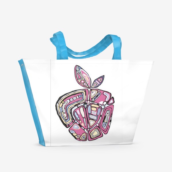 Пляжная сумка «Розовое яблоко»