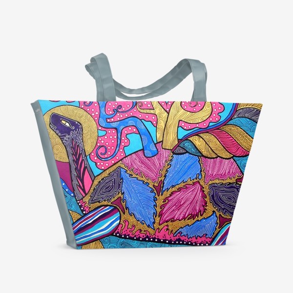 Пляжная сумка «Весенняя черепаха»