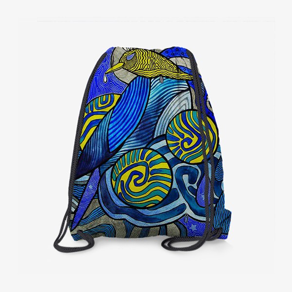 Рюкзак «Синяя птица дождя»