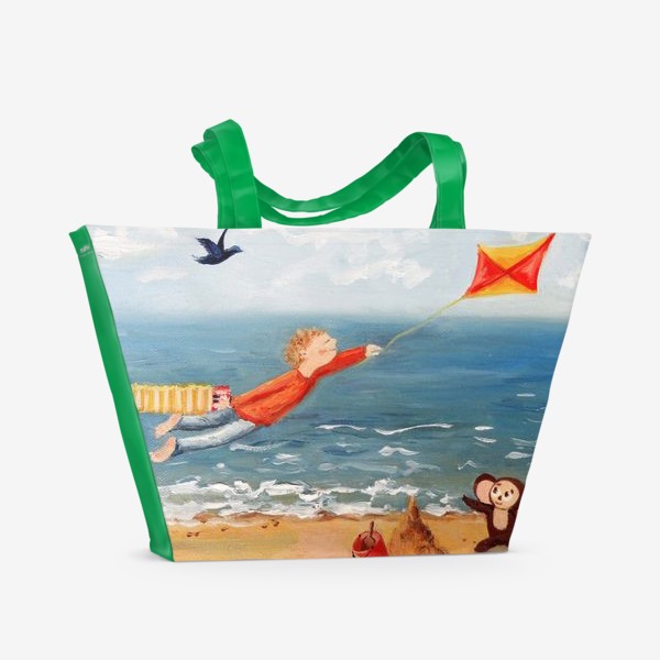 Пляжная сумка «Мечтающий мальчик»